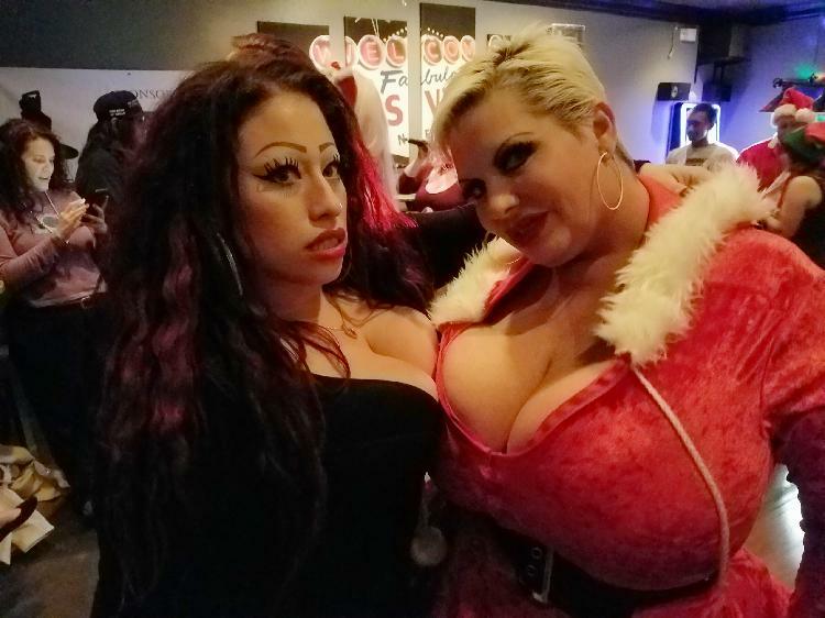 Claudia Marie huge tits and Miss Poison big tits