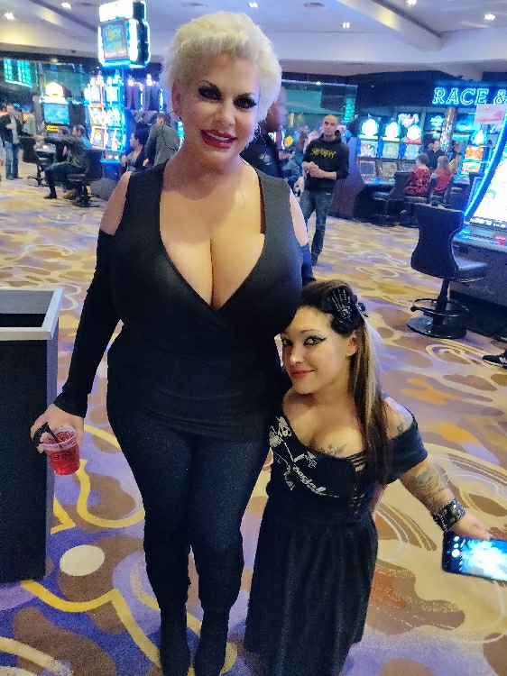Big tits Claudia Marie at AVN show