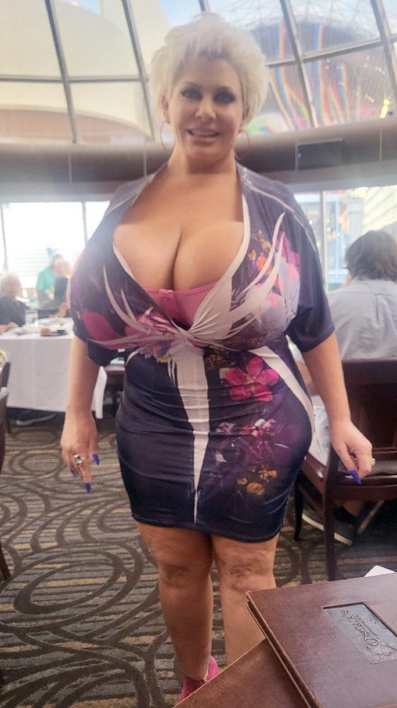 Huge tit Claudia Marie celebrating her birthday in Las Vegas